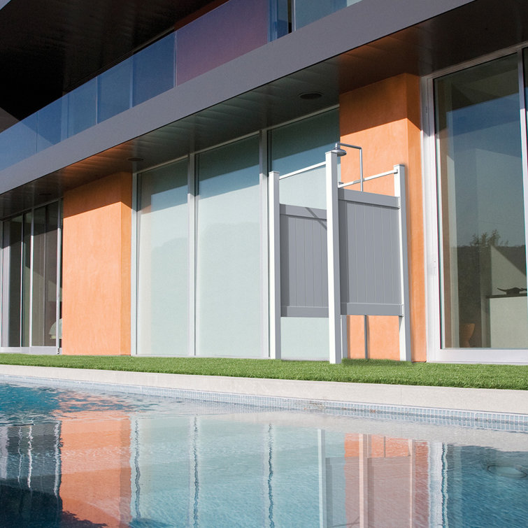 Barrette Outdoor Living 5 ft. H x 4 ft. W Vinyl Outdoor Shower Stall